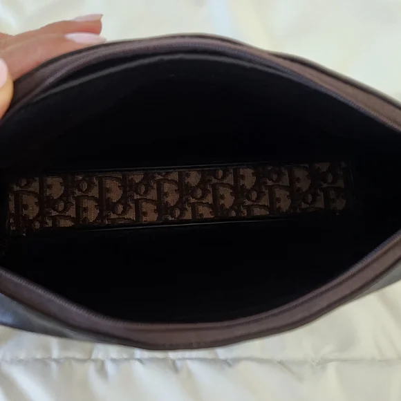 Vintage Christian Dior TrotterBrownShoulder Bag